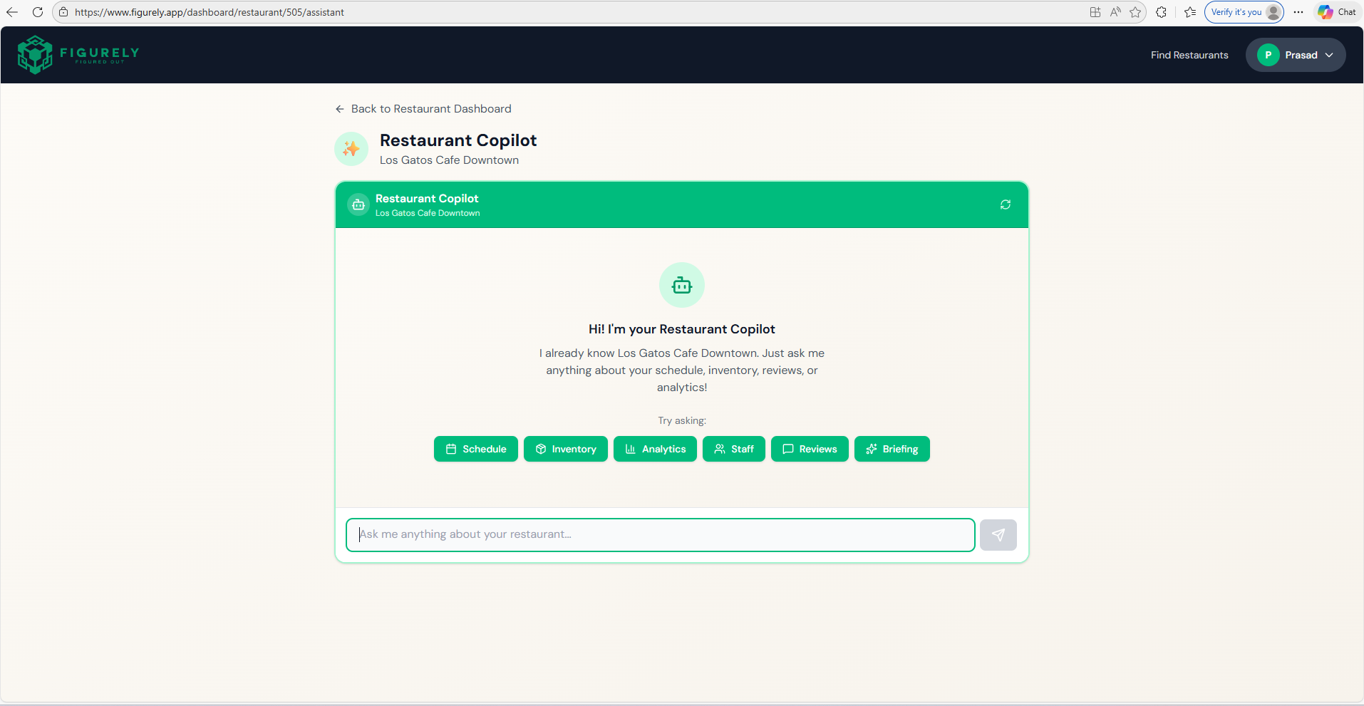 AI Restaurant Copilot