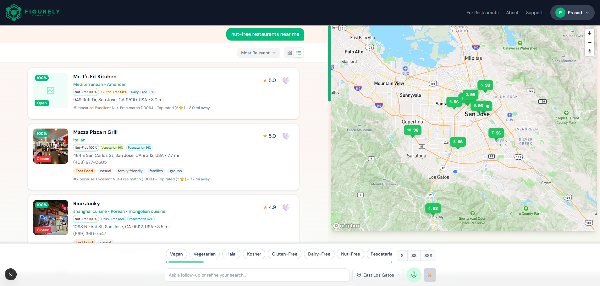 Allergen-Based Search